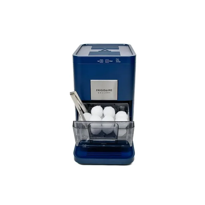 10 lb. Freestanding Portable Round 2 in. Whiskey Ball Shaped Ice Maker in Navy