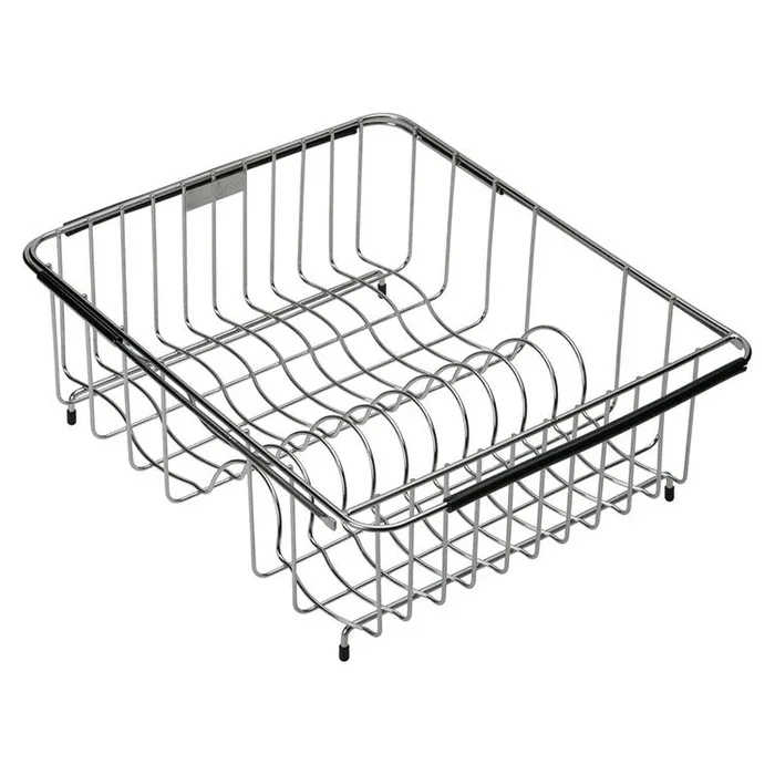 15-3/8″ x 12-3/8″ x 5-7/16″ Stainless Steel Rinsing Basket