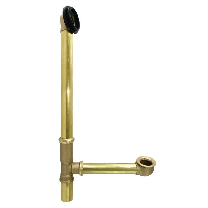 16″ Brass Tub Drain and Overflow Rough-in