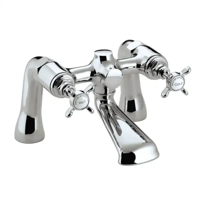 1901 Bath Filler with Ceramic Disc Valves – Chrome
