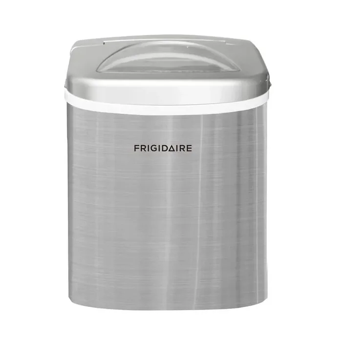 26 lb. Portable Countertop Ice Maker in Stainless Steel