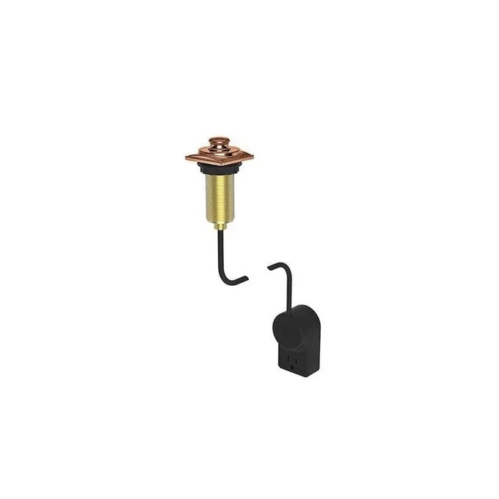 Air Activation Switch Adams Disposer with Power Adapter Antique Copper Brass