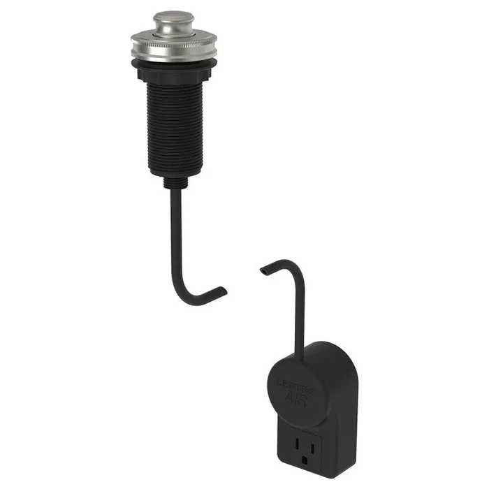 Air Activation Switch Taft Disposer with Power Adapter Satin Nickel PVD Brass