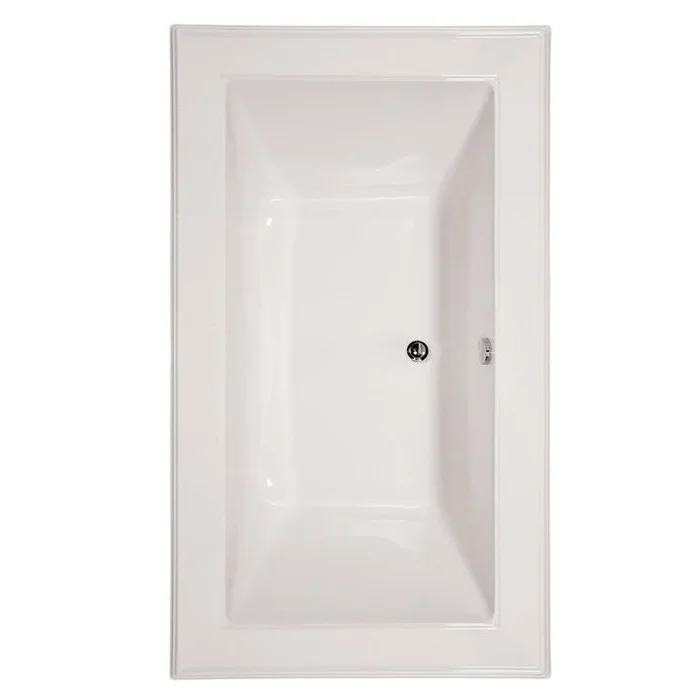 Air Tub Designer Collection Angel Drop-In White Rectangle 8 Jet Acrylic 72 x 42 x 22 Inch