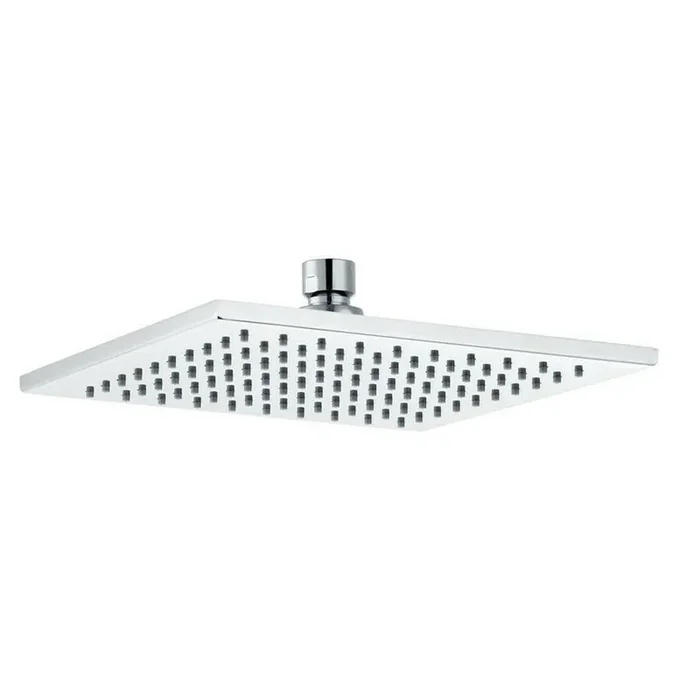 Ajax Hedon Chrome 200mm Square Brass Showerhead