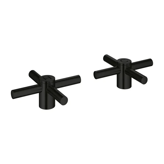 Atrio Cross Handles for Bathroom Sink Faucet (Pair)