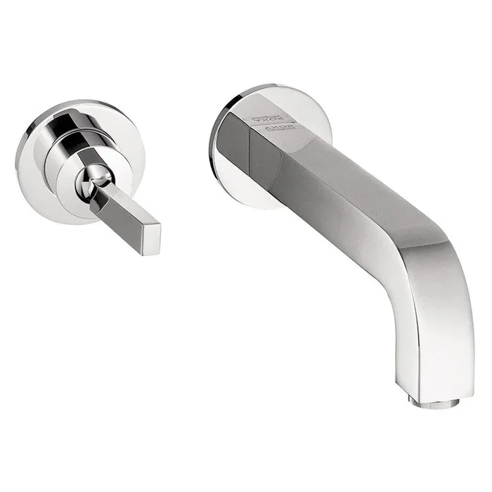 AXOR Citterio Single Handle 2-Hole Wall Mount Bathroom Faucet Trim without Pop-Up Drain