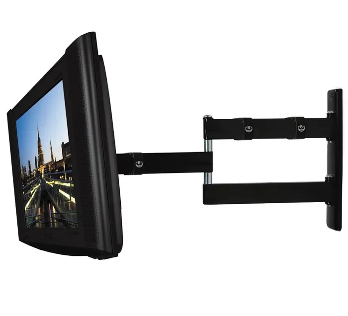 B-Tech BT7513B – Black Dual Arm TV Wall Bracket for TVs up to 23inch