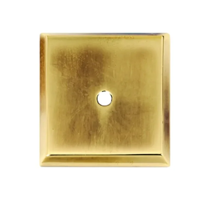 Backplate A611-14 1-1/4 Inch Polished Antique Brass