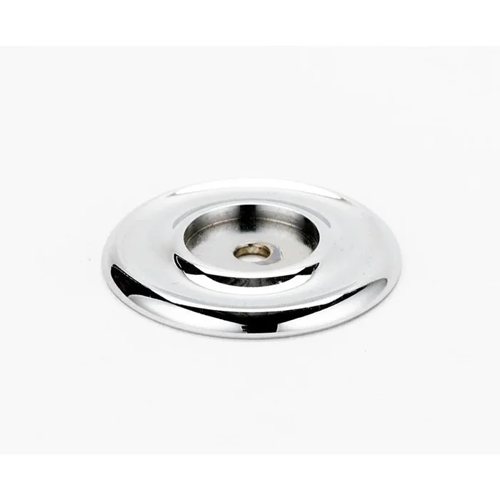 Backplate A615-38 1-1/2 Inch Polished Chrome Brass