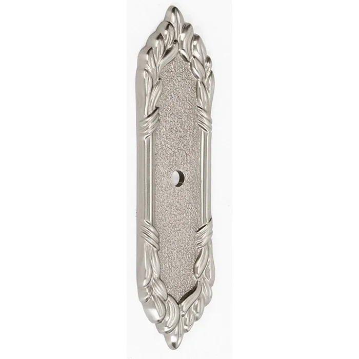 Backplate Ribbon & Reed 4-1/4 Inch Satin Nickel Brass for A880-14 and A880-38
