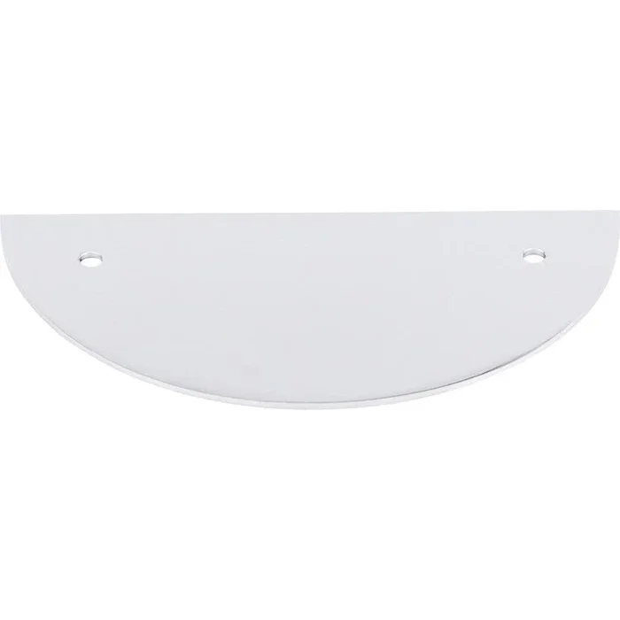 Backplate Sanctuary Half Circle 3-1/2 Inch Polished Chrome Steel TK54PC