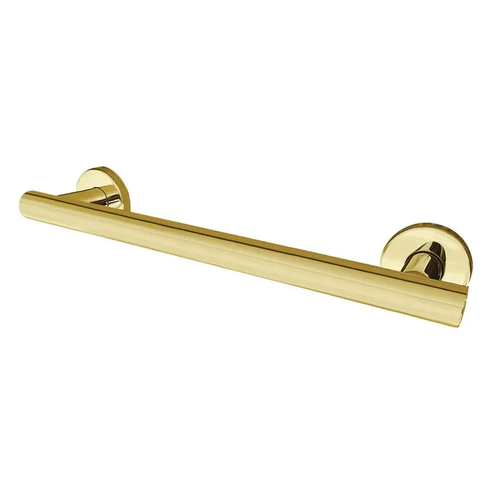 Berwyn 12″ Stainless Steel Grab Bar in Polished Brass
