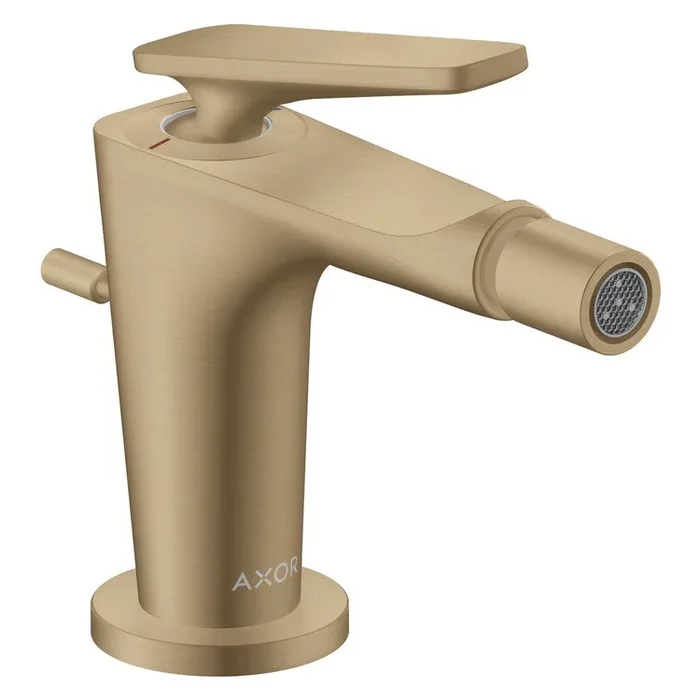 Bidet Faucet Citterio C 1 Lever ADA Brushed Bronze Pop-Up 1 Hole 1.5 Gallons per Minute