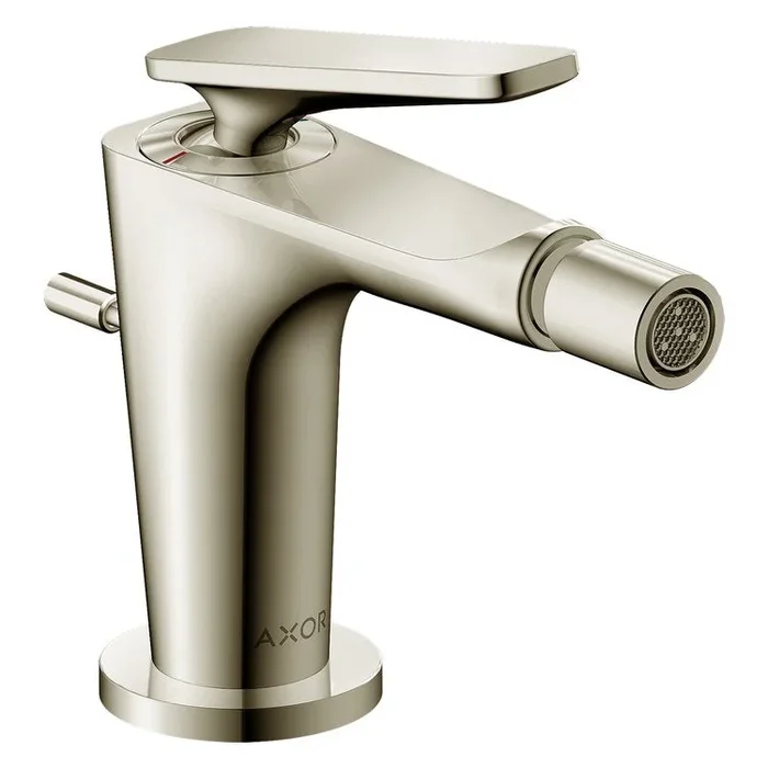 Bidet Faucet Citterio C 1 Lever ADA Polished Nickel Pop-Up 1 Hole 1.5 Gallons per Minute