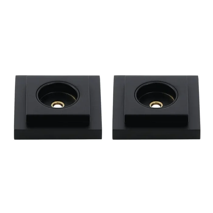 Claremont DRF614120 1-1/4-Inch Brass Grab Bar Flange (1 Pair), Matte Black