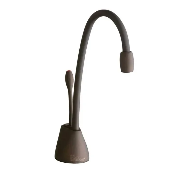 Contemporary Instant Hot Water Dispenser, 8.4 in., Single Handle Kitchen Faucet in Mocha Bronze