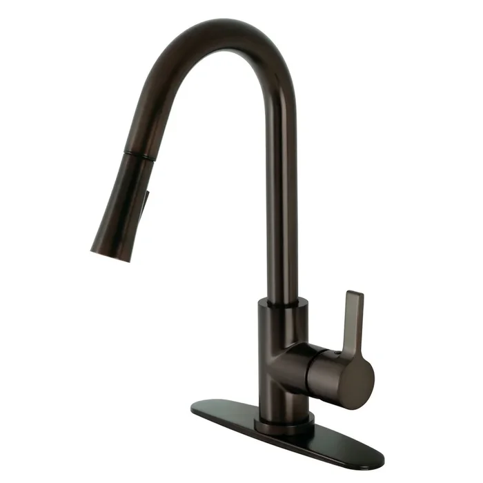Continental LS8685CTL Single-Handle Pull-Down Kitchen Faucet, Oil Rubbed Bronze