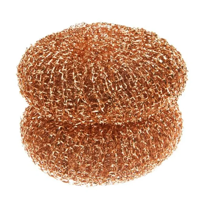 Copper Mesh Scourer – 2 pack, size 3.5″ x 3.5″ x 1.25″, Heavy Duty