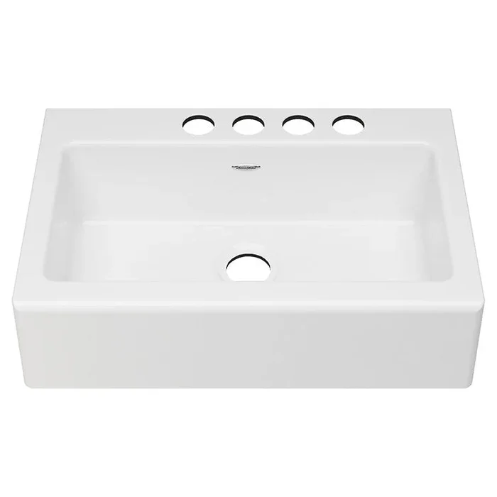 Delancey 33″ x 22″ Single Bowl Cast Iron Undermount Apron-Front Kitchen Sink with Four Holes