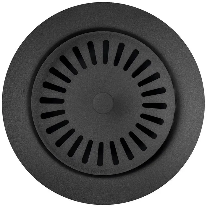 Drain Assembly Basket Strainer Anthracite 4.6L x 4.6W x 2.5H Inch Stainless Steel