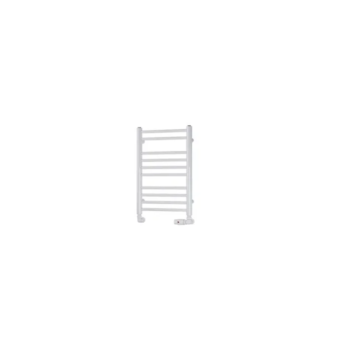 Eastbrook Biava Round Straight Heated Towel Rail – White