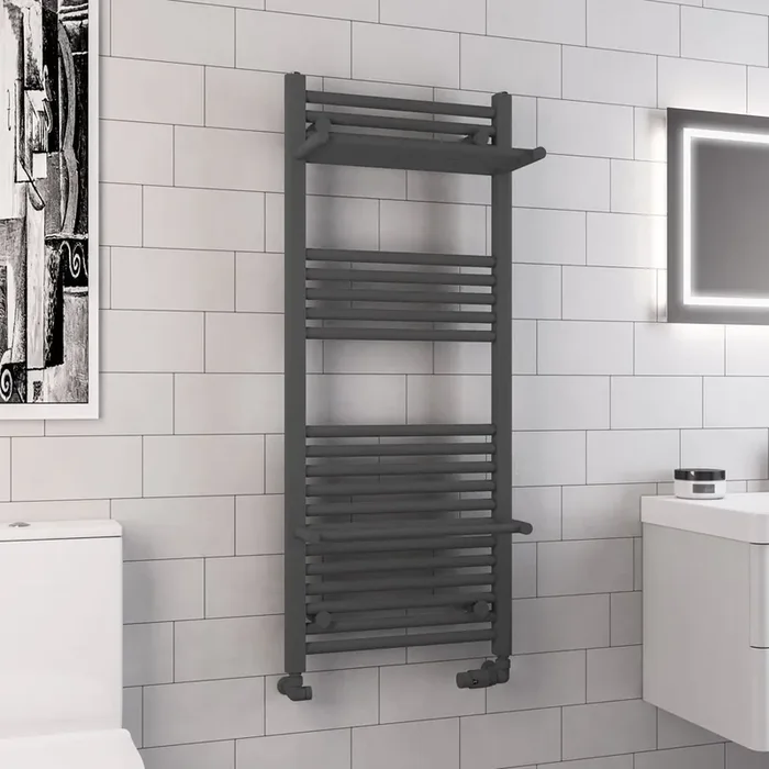 Eastbrook Haddenham Straight Heated Towel Rail – Matt Anthracite