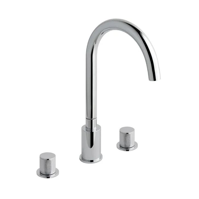 Eastbrook Prado Cylinder 3 Hole Deck Mounted Bath Filler Tap – Chrome