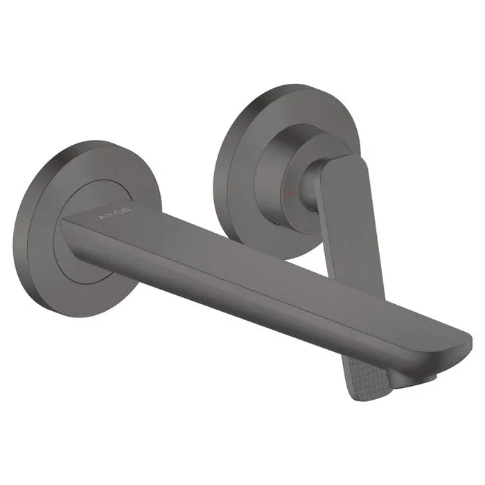 Faucet Trim Citterio C Mini Widespread 1 Lever Cubic Cut Brushed Black Chrome WaterSense ADA 1.2 Gallons per Minute