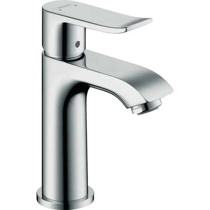 Hansgrohe Metris Single Lever 100 Basin Mixer Tap For Handrinse Basins Without Waste – Chrome