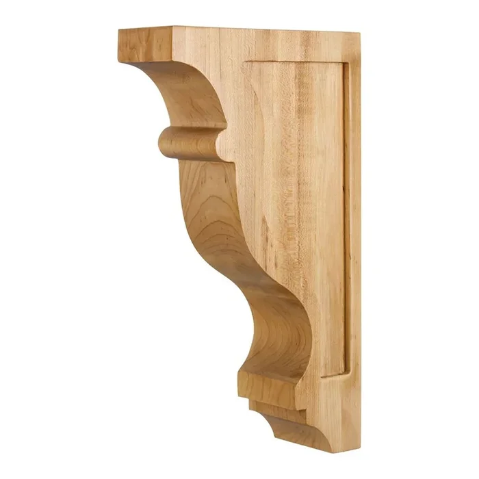 Hardware Resources 3″ x 8″ x 14″ Hard Maple Contour Corbel
