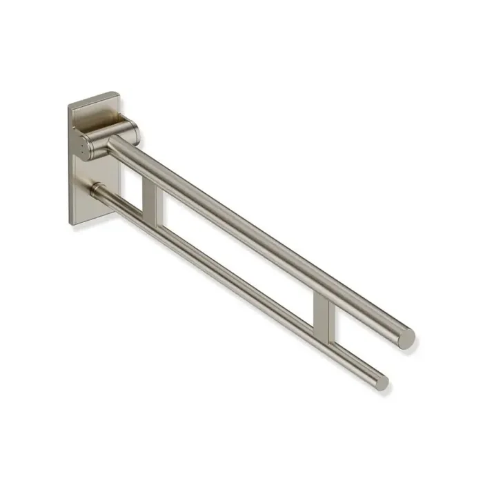 HEWI Metallics Hinged Duo Support Rail ‘850‘- Brushed Nickel