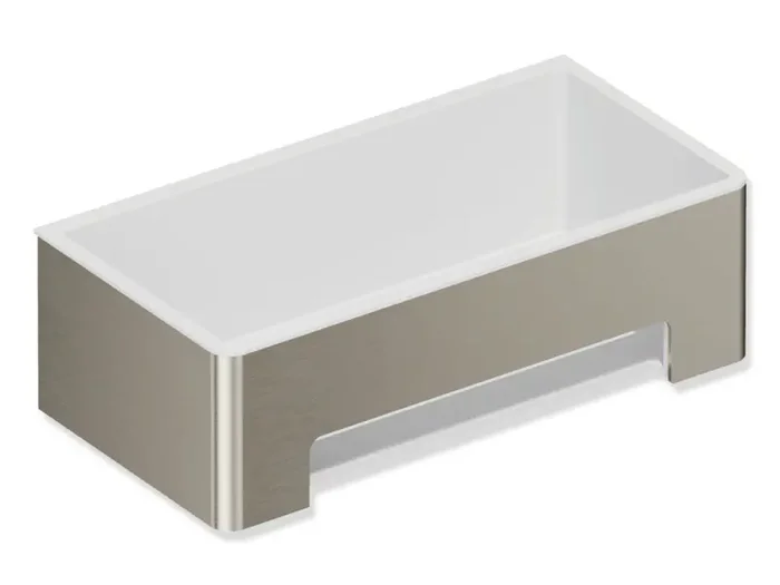 HEWI Metallics Rectangular Shower Basket – Brushed Nickel