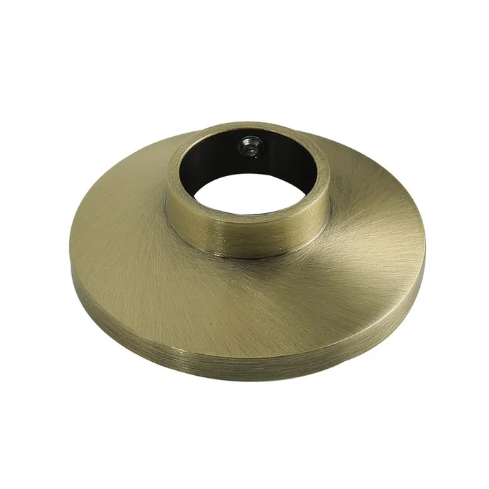 K154F3 Round Shower Arm Flange, Antique Brass