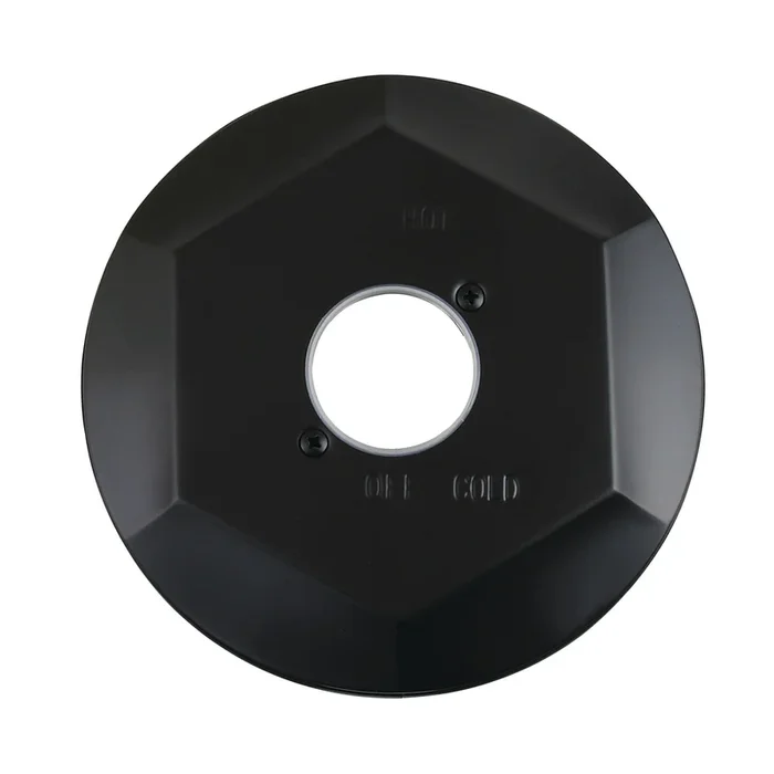 KBE4630 Shower Escutcheon Plate, Matte Black