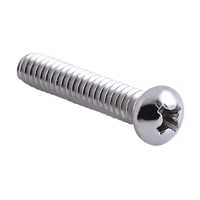 KBRP1601EXS SS304 Screw, Polished Chrome