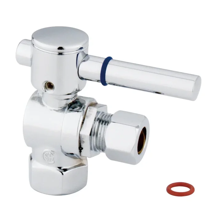 Kingston Brass Concord Angle Stop with 3/8″ IPS x 3/8″ OD Compression