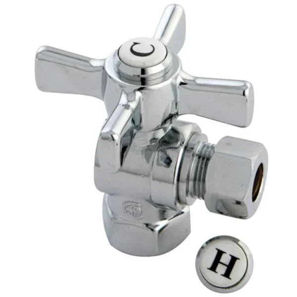 Kingston Brass Millennium 3/8″ FIP x 3/8″ OD Compression Angle Valve