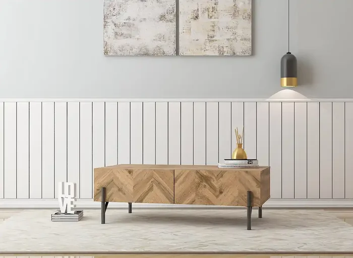 Kudl LV37 Walton Oak Coffee Table
