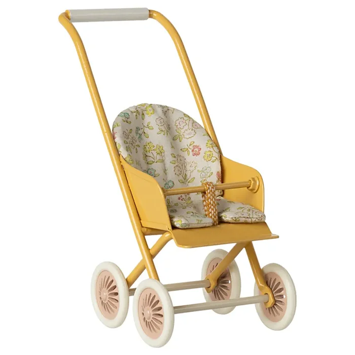 Maileg Stroller, Micro Yellow