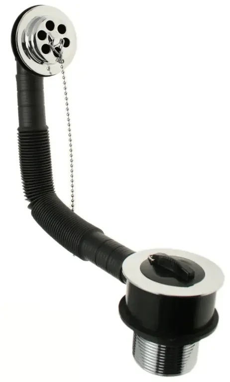 PEERLESS Bath Combi Waste Enflow 1.1/2″ (plastic backnut, poly plug) – Chrome