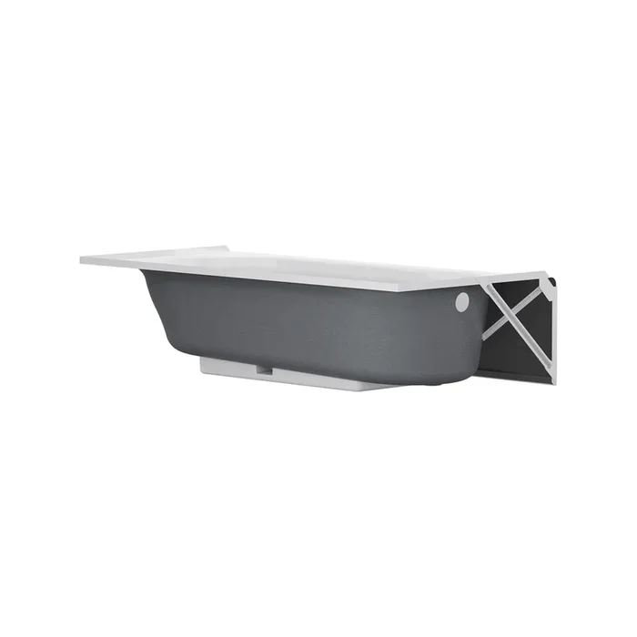Princeton® Americast® 60 x 32-Inch Integral Apron Bathtub With Left-Hand Outlet