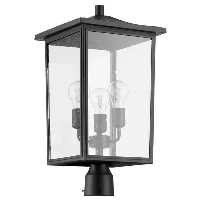 Riverside Three-Light Post-Mount Lantern