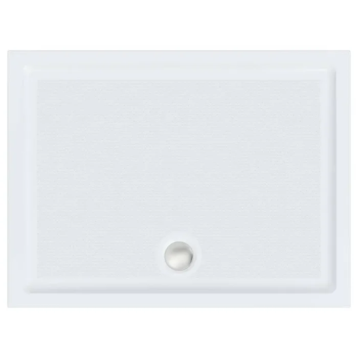 Roman Anti Slip 1200 x 760mm White Rectangular Shower Tray