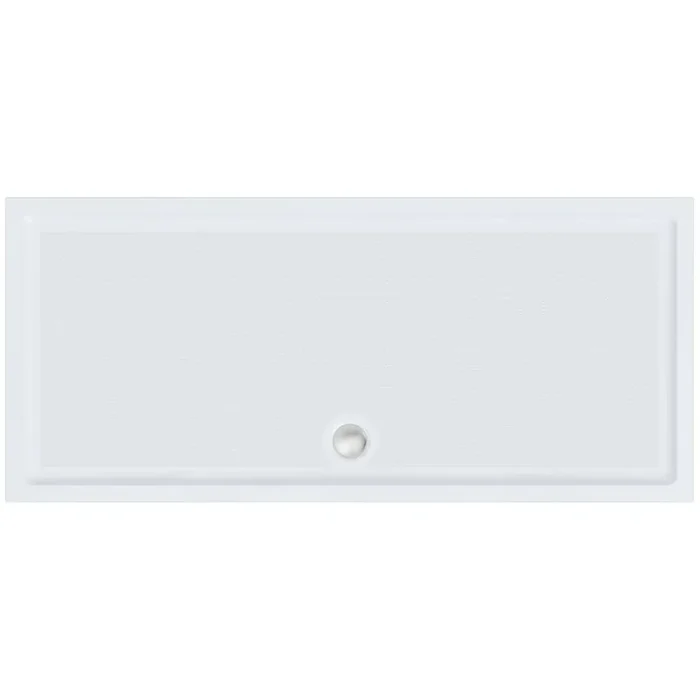 Roman Anti Slip 1400 x 800mm White Rectangular Shower Tray