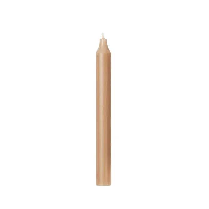Rustic Taper Candle Walnut 21mm diameter