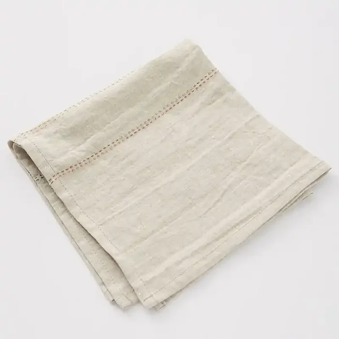 Rythmo Lin Napkin Charvet Editions