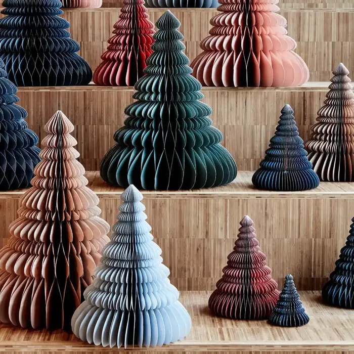 Set of Three Trees Blush Height 65cm