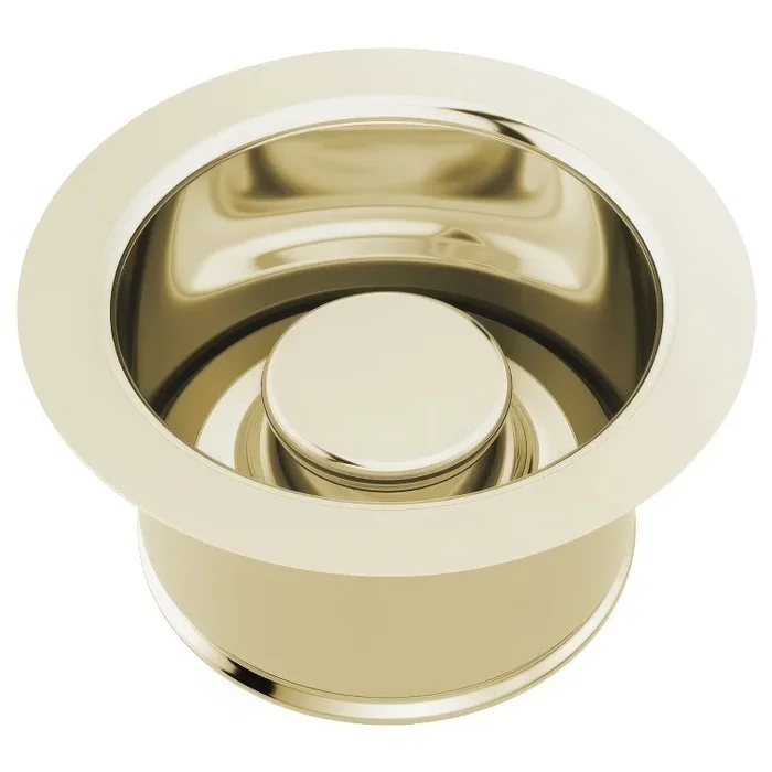 Sink Flange Kitchen Disposal with Stopper 4-1/2 Inch Brilliance Polished Nickel Brass for 3-1/2″ Sink Opening 4-1/2 Inch