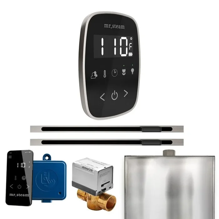 Steam Kit ButlerFlex Max Linear Black/Brushed Nickel Control Package for MS4/MS5/MX6